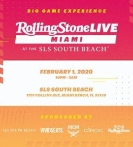 Hyde South Beach Rolling Stone Party