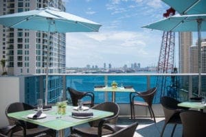 A New Rooftop and Poolside Restaurant High Above the Miami River