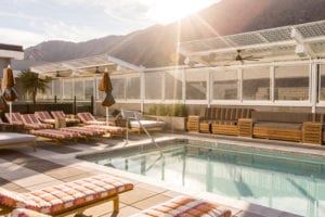 Meet the First and Only Rooftop Pool in Palm Springs