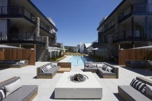 A New Napa Leisure Palace With Balcony Fire Pits and Winery Views